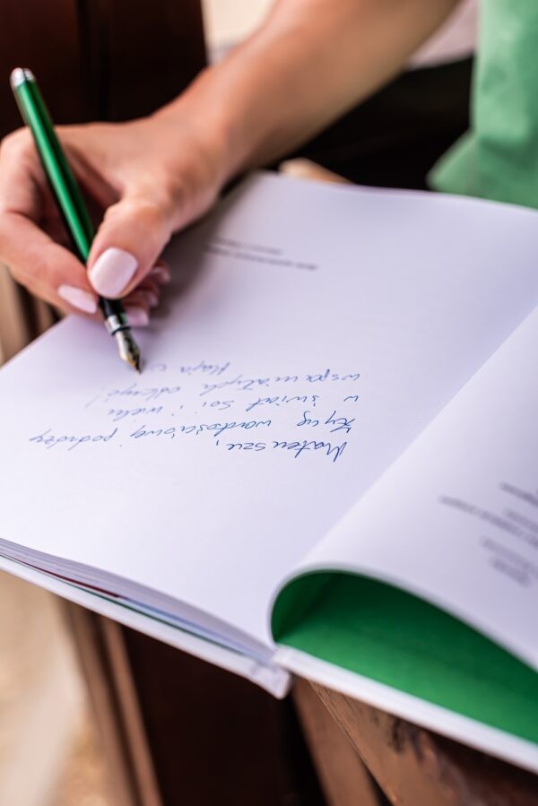 osobista dedykacja autorki